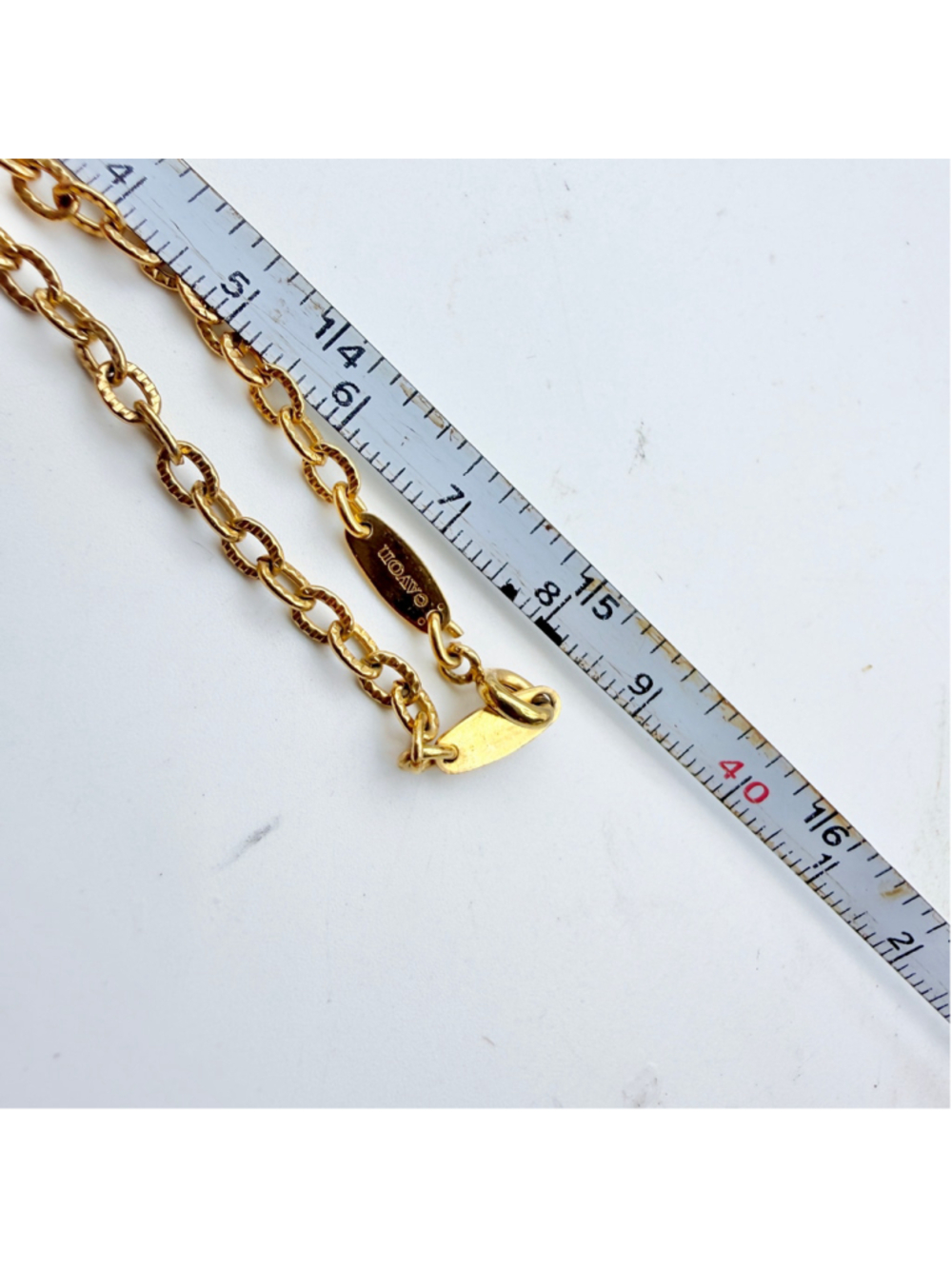 Vintage Avon Heart Watch Necklace Long Gold Tone Quartz Pendant Jewelry - Picture 10 of 10